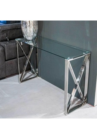 Fosca Paslanmaz Metal Dresuar&konsol Gümüş