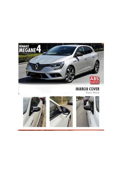 Renault Megane 4 Batman Yarasa Ayna Kapağı Piano Black / 2016 Ve Sonrası