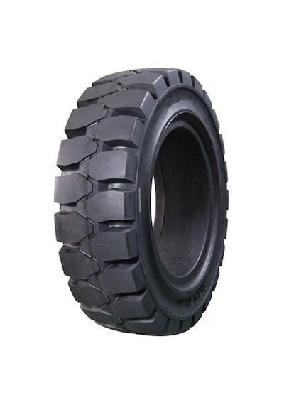 28x9 15 8 15 15 Mileway Perfecto Siyah Sekmanlı Dolgu Forklift Lastiği