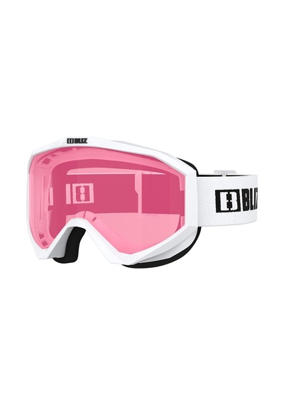 Liner Beyaz Çerçeve Pembe Lens Kayak Gözlüğü Pembe