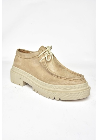 Fox Shoes R294783002 Ten Süet Kadın Ayakkabı 001