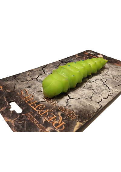 Calimera Toys Hayvan Figürleri Oyuncak Yeşil Dev Tırtıl Yumuşak Tırtıl