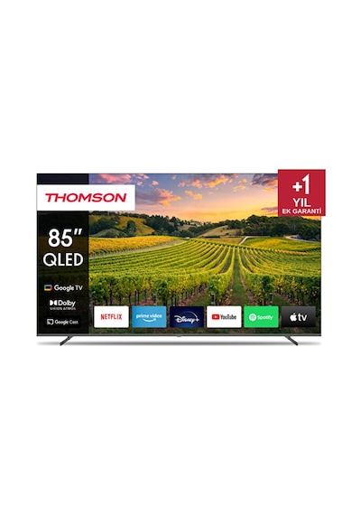 Thomson 85QG5S14 85" 214 Ekran 4K UHD Google Smart QLED TV Thomson 85QG5S14 85" 214 Ekran 4K UHD Google Smart QLED TV
