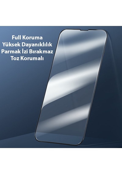 Baseus Apple Uyumlu   iPhone 13 Pro Max 6.7 0.3mm Tempered Full-glass Cam Ekran