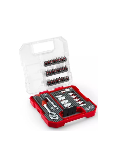 Einhell 37 Parça Uç ve Cırcır Seti L-Box - 49109022