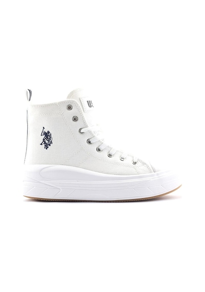 U.S. Polo Assn. U.S. Polo Assn Clementine Tex Kadın Spor  Ayakkabı Beyaz