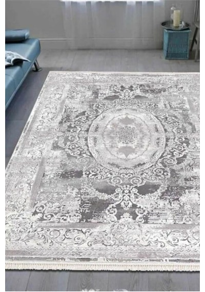 Padişah Halı Santo 31881 095 Serisi Akrilik Salon Oturma Yatak Odası Halısı Gri