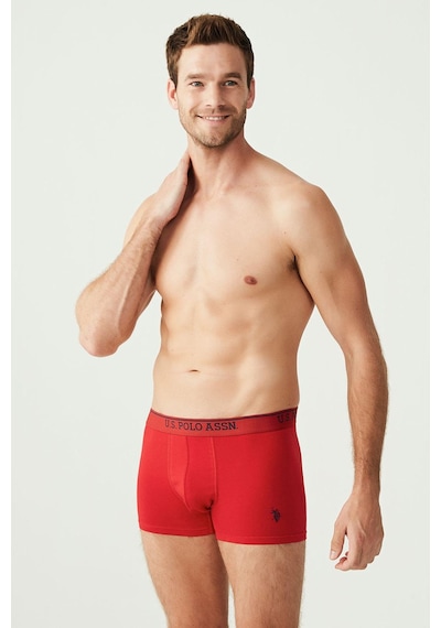 U.S. Polo Assn. 80097 Erkek 3'Lü Boxer 001