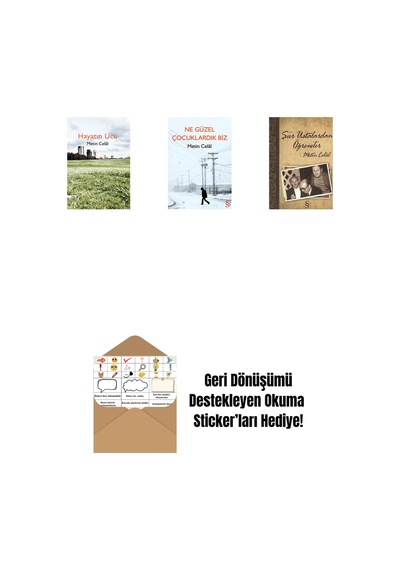 Hayatın Ucu + Ne Güzel Çocuklardık Biz + Şiir Ustalardan Öğrenilir + Okuma Sticker'ları