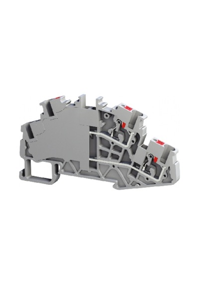 Tbloc Pft 4 2p Gri Push-in Çok Katlı Klemens 4mm