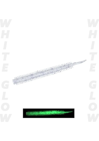 Fujin Yummy Sandworm Silikon Yem Pearl White Glow 7cm.