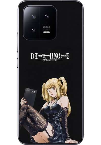 Xiaomi Mi 13 Pro Uyumlu Şeffaf Kılıf Death Note 3 Tasarımlı