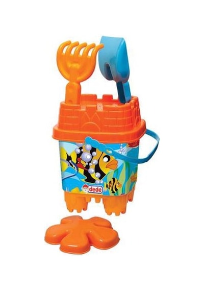 Dede Resimli Küçük Kale Kova Set (Karışık Renk) 03092