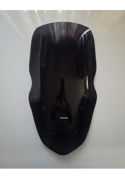 Motocam Küba Newcity 125 Ön Cam 2023-2026 Model 58cm Siyah Renkli 4mm  Boylu
