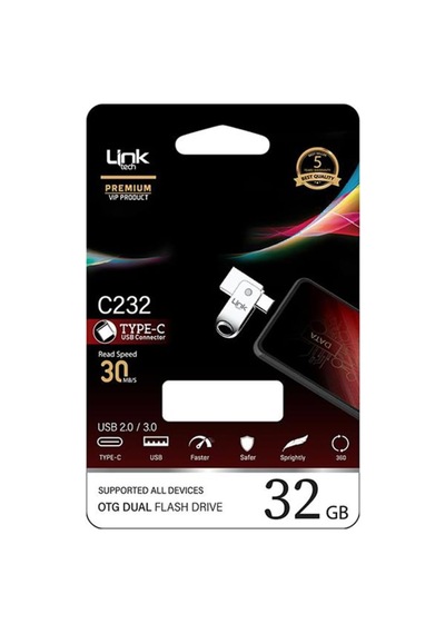C232 Premium 32gb Type-c Otg Dual 30mb/s Usb Bellek
