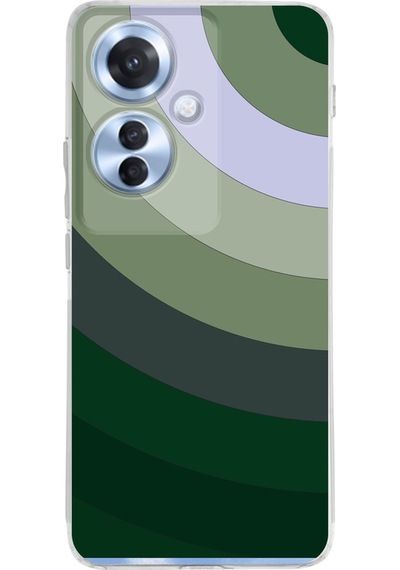 Oppo Reno 11f İle Uyumlu Renk Cümbüşü 3 Baskılı Kamera Korumalı Şeffaf Kılıf