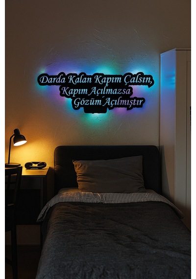 Led Işıklı Kişiye Özel Yazılar Dekoratif Tablo Duvar Dekorlu Gece Lambası Çok Renkli - 787184651 Çok Renkli Led Işıklı Kişiye Özel Yazılar Dekoratif Tablo Duvar Dekorlu Gece Lambası Çok Renkli - 787184651 Çok Renkli