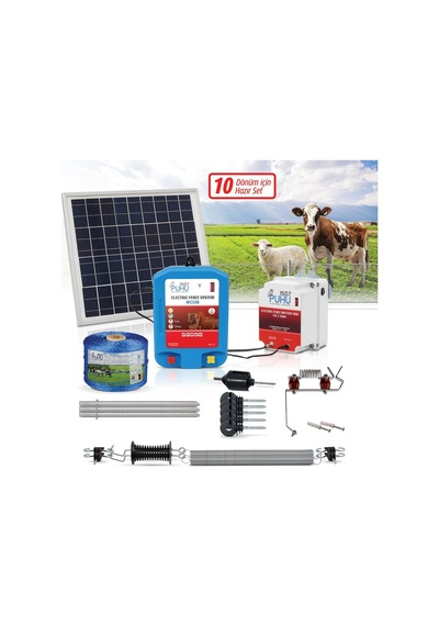 Puhu Ecos Eko Model Kuruluma Hazır Elektrikli Çit Sistemi 10 Dönümlük 2 Joule -2459