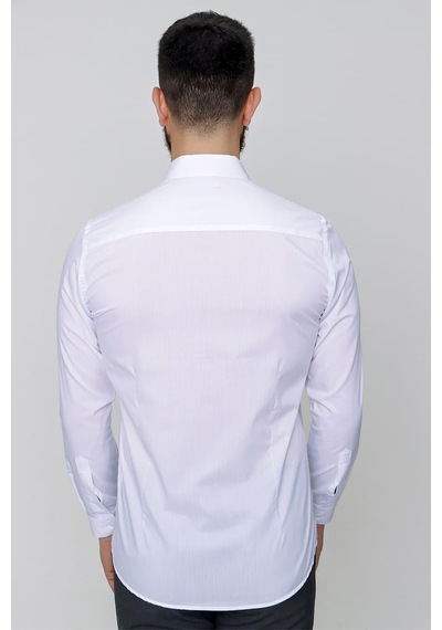 Efor G 1481 Slim Fit Gri Spor Gömlek Gri