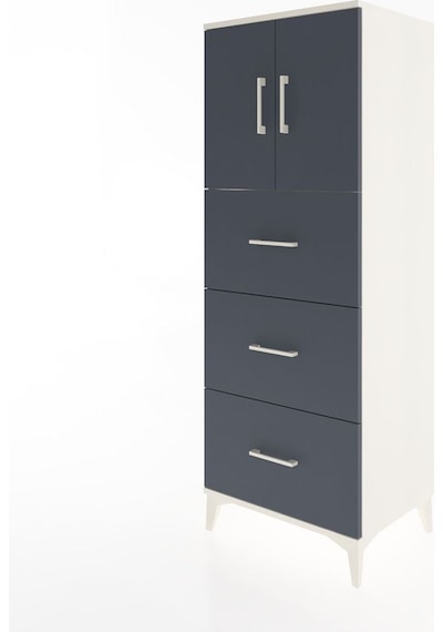 Hyperion Dolap 2 Raflı 3 Çekmeceli 2 Kapaklı 60x44x163 Aytaşı... Aytaşı