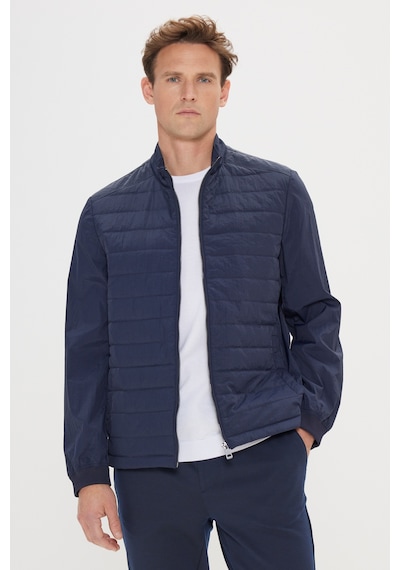 AC&Co / Altınyıldız Classics Erkek Lacı Standart Fit Normal Kesim Gizli Kapüşonlu Yan Cep Mont Lacı Lacivert AC&Co / Altınyıldız Classics Erkek Lacı Standart Fit Normal Kesim Gizli Kapüşonlu Yan Cep Mont Lacı Lacivert