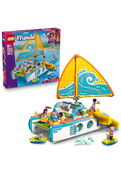 LEGO® Friends Gezi Teknesi Macerası 42664 - 8 Yaş ve Üzeri Çocuklar için Yaratıcı Oyuncak Yapım Seti (685 Parça)