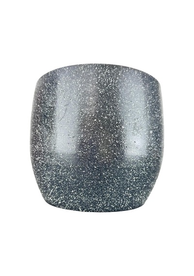 Bitki Tasarımı Ev Dekorasyon Aksesuar Gri Granit Toprak Saksı Saksılık Salon Çiçeklik - 19 Cm Belirtilmemis