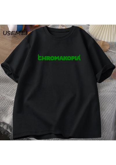 Flood Of Style Tyler The Creator Chromakopia Tour T Shirt Men Casual Cotton Hip Hop Music Fans T-shirt High Siyah