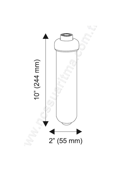 10 İnç Aquafilter İnline Sediment Filtre