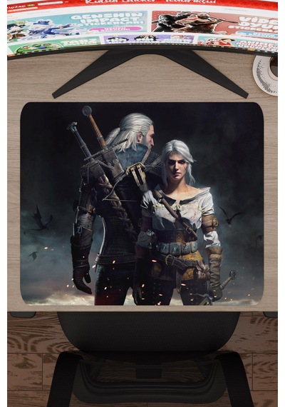 Witcher 3 Kaymaz Dikişli Kauçuk Oyuncu Mousepad V1 - 48x40 Xl Gaming Mouse Pad Fare Altlığı