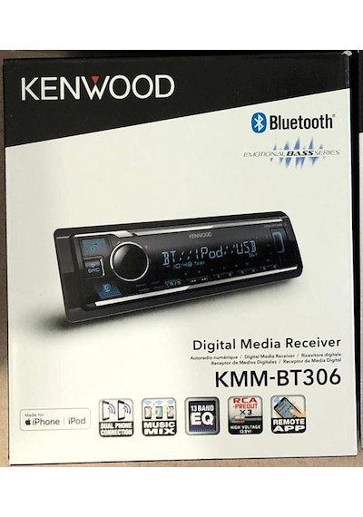 Kenwood Kmm-Bt306 Bluetoothlu Usb Li Oto Teyp