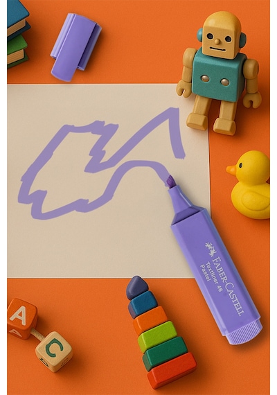 Faber-Castell Fosforlu Kalem Seti 4’lü Pastel Renkler