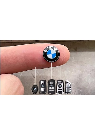 Bmw Uyumlu Anahtar Amblemi Logo 1 Adet 11 Mm Damla Etiket A Kalite