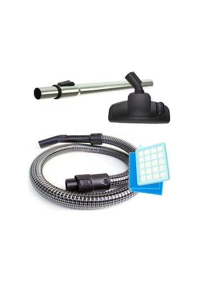 Philips Uyumlu Fc 8631 Çelik Telli Hortumu Başlık Boru Filtre Seti