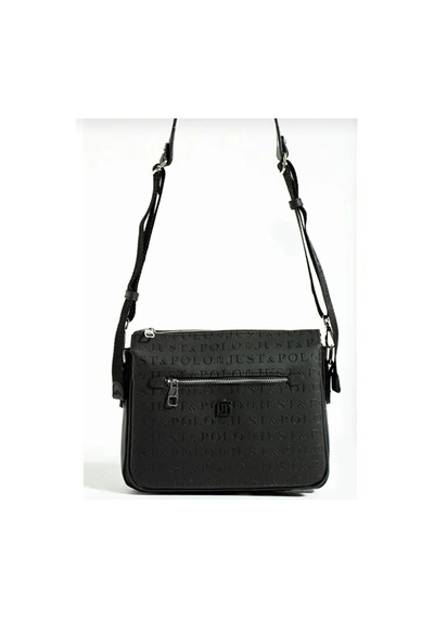 Just Polo Orijinal Kadın 3 Bölmeli Lüks Omuz Çantası Shopper Siyah