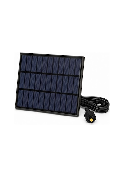 Dış Mekan Su Geçirmez Solar Panel Güvenlik Kamerası Şarj Paneli Güneş Enerjisi 14 X 12 Cm Besleme Kablolu Dc Uç