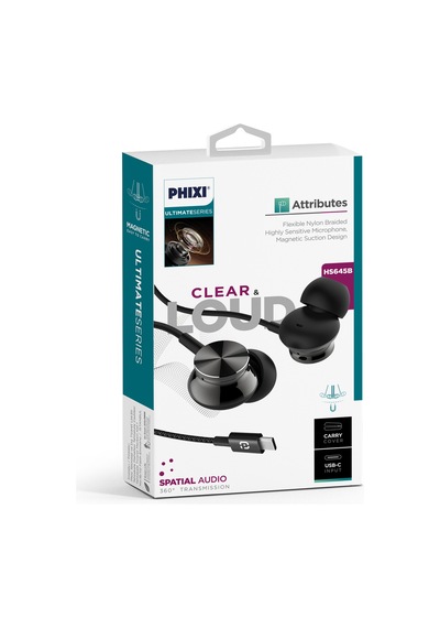 Phixi Hs645 Mıknatıslı Kulakiçi Kablolu Kulaklık Kablolu