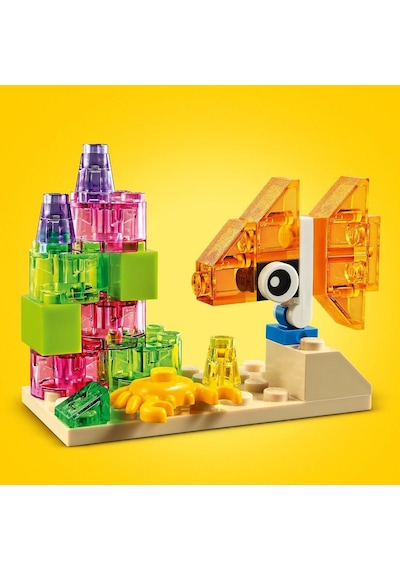LEGO® Classic Yaratıcı Şeffaf Yapım Parçaları 11013 4+ Yaratıcı Oyuncak Yapım Seti - 500 Parça