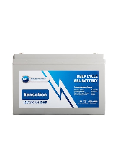 Sensation 12v Volt 210 Ah Jel Akü Deep Cycle Jel Akü