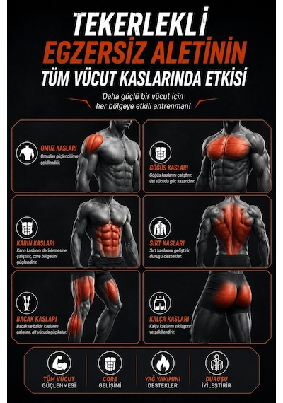 Relax Dirsek Destekli Mekik, Karın Egzersiz Aleti