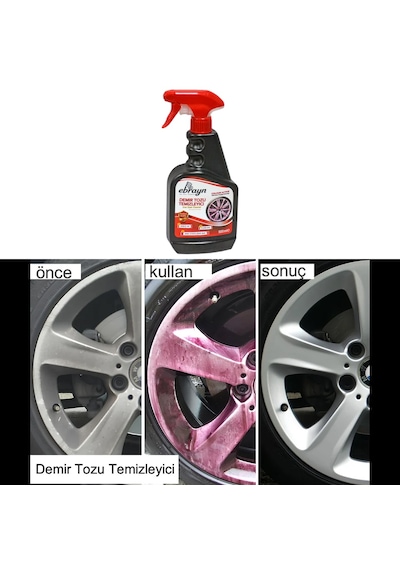 Ebrayn Demir Tozu Temizleyici Moraran Jant & Kaporta 500 Ml