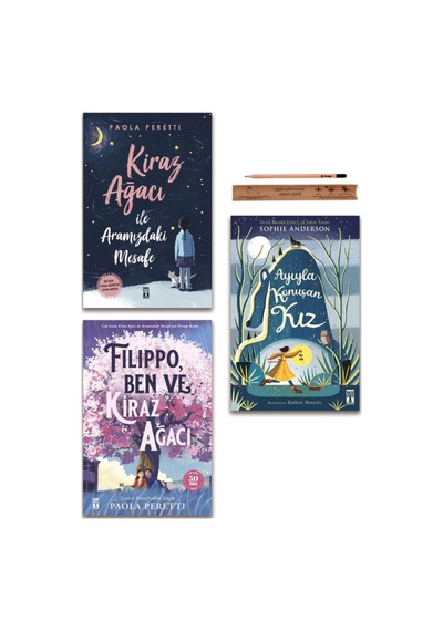 Genç Timaş Filippo Ben Ve Kiraz Ağacı - Kiraz Ağacı İle Aramızdaki Mesafe - Ayıyla Konuşan Kız Set 3 Kitap