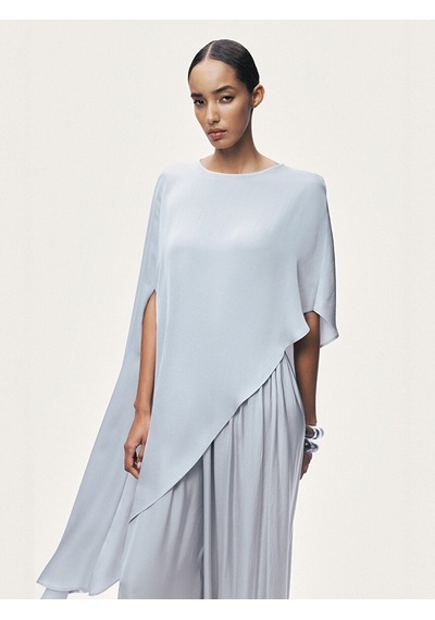 Nocturne Asimetrik Detaylı Bluz N26yn6231 Gri