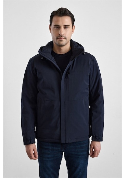 Süvari Lacivert Slim Klasik Yaka Düz Yan Cepli Fermuar Kapitone Rüzgar Geçirmez Mont Mn2008700505-m09 Süvari Lacivert Slim Klasik Yaka Düz Yan Cepli Fermuar Kapitone Rüzgar Geçirmez Mont Mn2008700505-m09