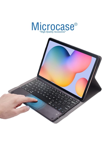 Microcase Honor Pad X8b 11'' İnch Tablet İçin Bluetooth Touchpad Klavye + Standlı Kılıf - Bkk5 Klavyeli Kılıf