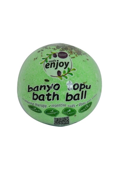 Enjoy El Yapımı Okaliptuslu Banyo Bombası Banyo Topu Yeşil 100Gr
