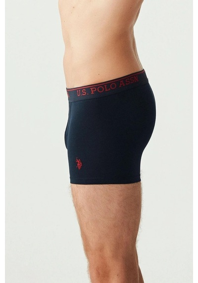 U.S. Polo Assn. U.s Polo Assn. 90005 Erkek Battal 3'lü Boxer-siyah&antrasit&lacivert Siyah - Antrasit Melanj - Lacivert