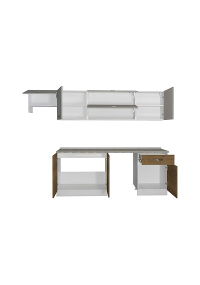 Decoraktiv Elite 280y Mdf Hazır Mutfak Dolabı - Tezgah Dahil - Pera - Kumtaşı Çok Renkli Decoraktiv Elite 280y Mdf Hazır Mutfak Dolabı - Tezgah Dahil - Pera - Kumtaşı Çok Renkli