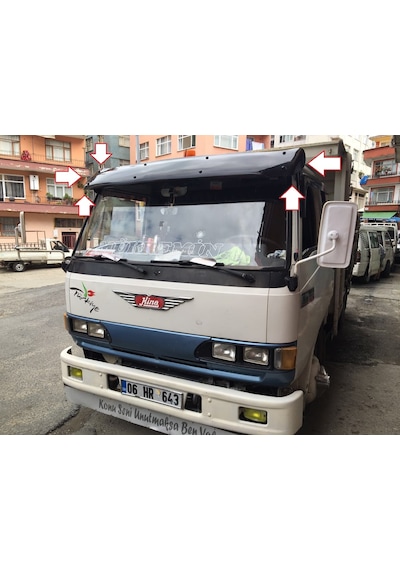 Hino Kamyon Kamyonet Ön Cam Güneşlik Plexi Şapka