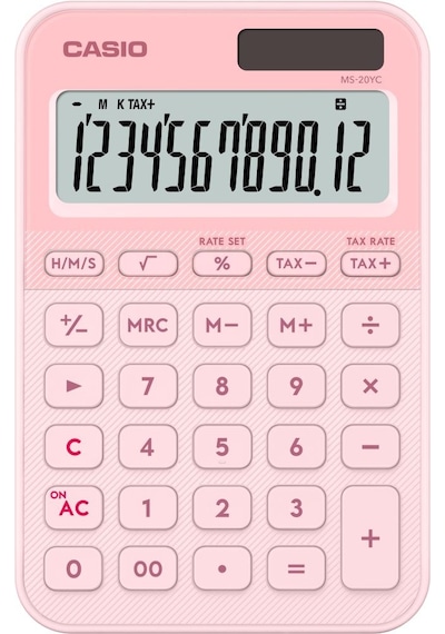 Casio Ms-20yc-lp-w-dp Hesap Makinesi Desktop Gri - Siyah